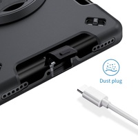 360 °   Étui pour tablette Samsung Tab A 8.0 pouces 2019 avec support rotatif et design ergonomique SM-T290