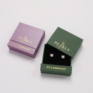 Custom Logo Luxury Recyclable Slide <b>Gift</b> <b>Box</b> Customized Color for Jewelry Earring <b>Necklace</b> Bracelet Rings Packaging Drawer <b>Box</b> - Product Image 5