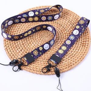 Lanyard pria yang dipersonalisasi grosir poliester Online Multi Warna pameran tali panjang dan tali pergelangan tangan pendek - Product Image 1