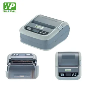 Printer bisnis nirkabel, printer barcode portabel pos printer tanda terima termal dengan layar LCD 3 inci