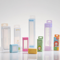 Boîte cadeau pliable en plastique PET, boîte transparente en PVC, boîte de présentation transparente pour l'emballage de cadeaux, d'artisanat et de cosmétiques