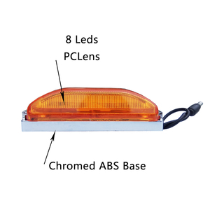 Lumière de véhicule 4 "ambre <span class=keywords><strong>caravane</strong></span>/RV/camion/remorque/voiture/tracteur LED marqueur latéral et feux de dégagement - Product Image 2