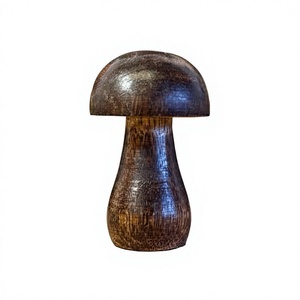 Brûleur d'encens en bois fait main en forme de champignon, diffuseur aromatique, décoratif toutes saisons, designs modernes, brûleur de Bakhoor et encensoir - Product Image 1