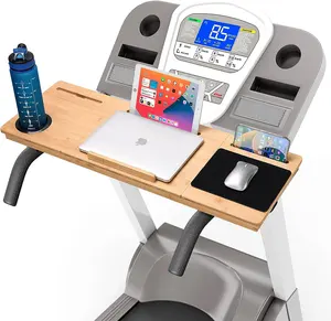 Adjustable Treadmill Laptop Stand Laptop Desk Bamboo Treadmill Desk Attachment for Home , Office Workstations