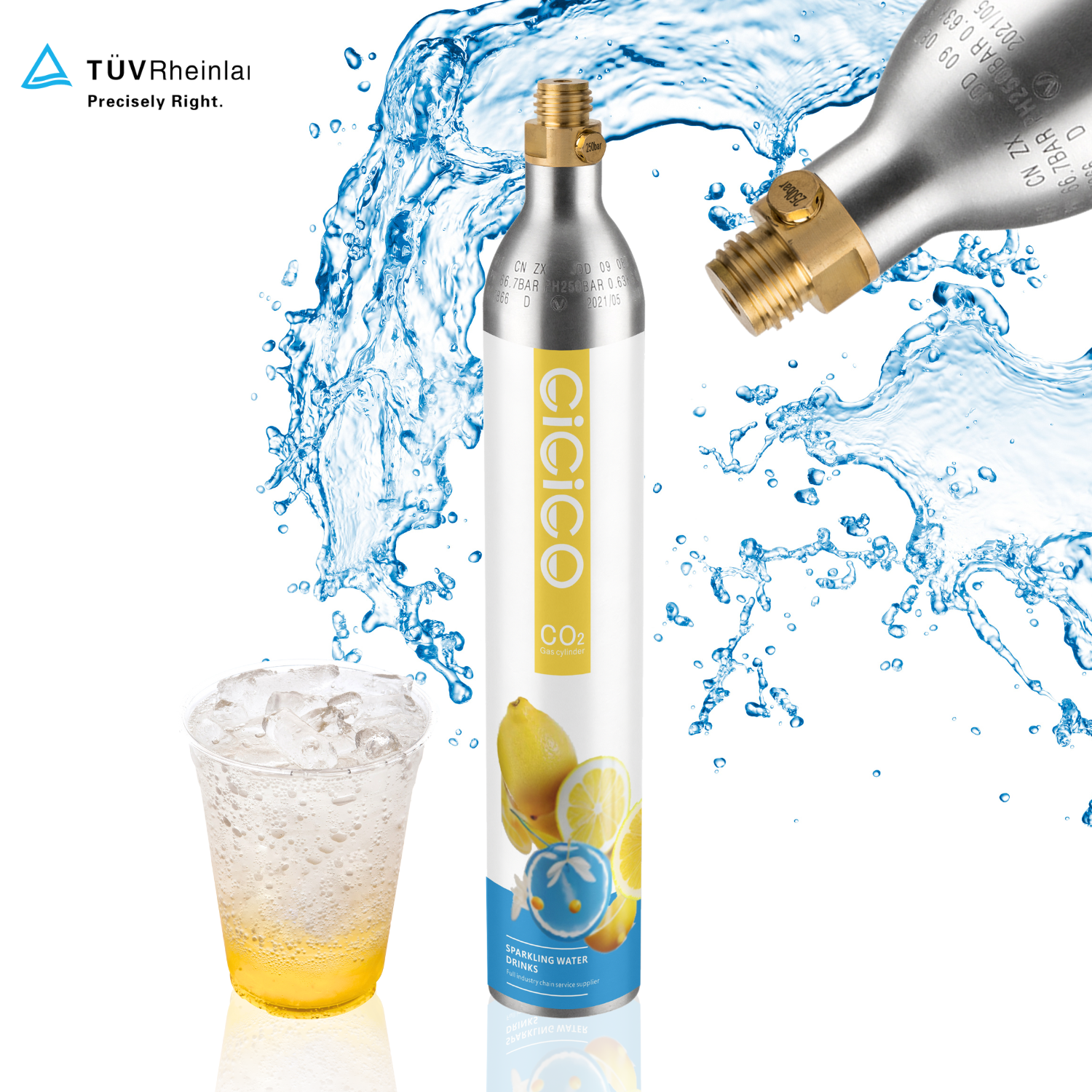 Beverage Grade CO2 - High Pressure Tanks & Cartridges