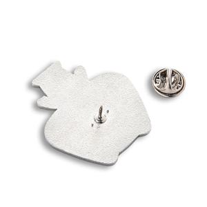 Insignia Metálica de Esmalte Duro de Color Azul con Diseño Encantador y Tarjeta Morada - Product Image 5