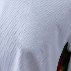 热销男女通用足球球衣球迷版足球衫透气速干100%涤纶短袖OEM团队足球服 - Product Image 4