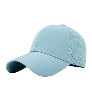 Unisex Baseball Cap Nylon Mesh Breathable Sun Protection Outdoor Hat Solid Color Large Size - Product Image 1