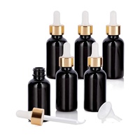 Flacon compte-gouttes en verre violet Miron UV 30ml, 50ml, 100ml pour soins de la peau – Faible MOQ, faible coût, haute qualité