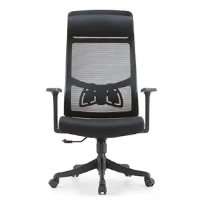 Foshan Modern High Back Executivo Computador Melhor Ergonômico Mesh Office Chair Com Encosto De Cabeça