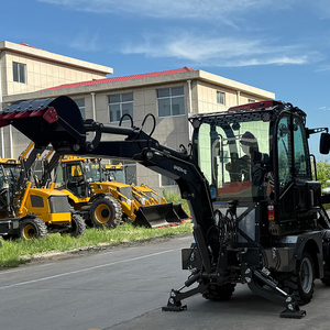 Nouvelle pelle rétrocaveuse homologuée CE avec moteur diesel de 37 kW, corps étroit, compacte, flexible et facile à utiliser - Product Image 6
