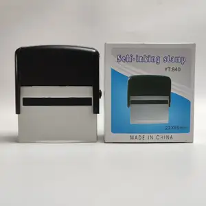 Stamps High Quality Hot Sale Custom Small Or Big Size Rubber Seal Fiscal Personal Logo Stamp Office Self Inking Stamp