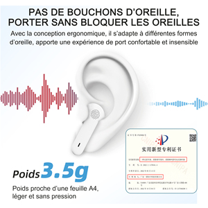 Pas de bouchons d'oreille, pas de sons agressifs, facile à utiliser. Aides auditives rechargeables pour les personnes âgées et <span class=keywords><strong>l</strong></span> - Product Image 5