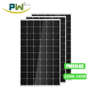 太阳能电池板制造商最低价格330瓦太阳能电池板单Perc电池板太阳能仓库库存促销与CE TUV证书