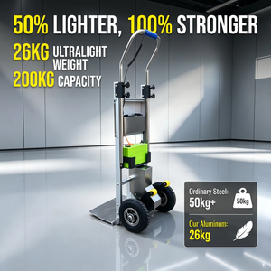 Carrello Saliscale Elettrico Pieghevole in Alluminio Leggero da 200 kg, Alimentato a Batteria, <span class=keywords><strong>per</strong></span> Trasporto Elettrodomestici - Product Image 3