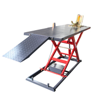 Plateforme élévatrice électrique à ciseaux de 700 kg pour motos et VTT - Pont élévateur hydraulique avec télécommande filaire