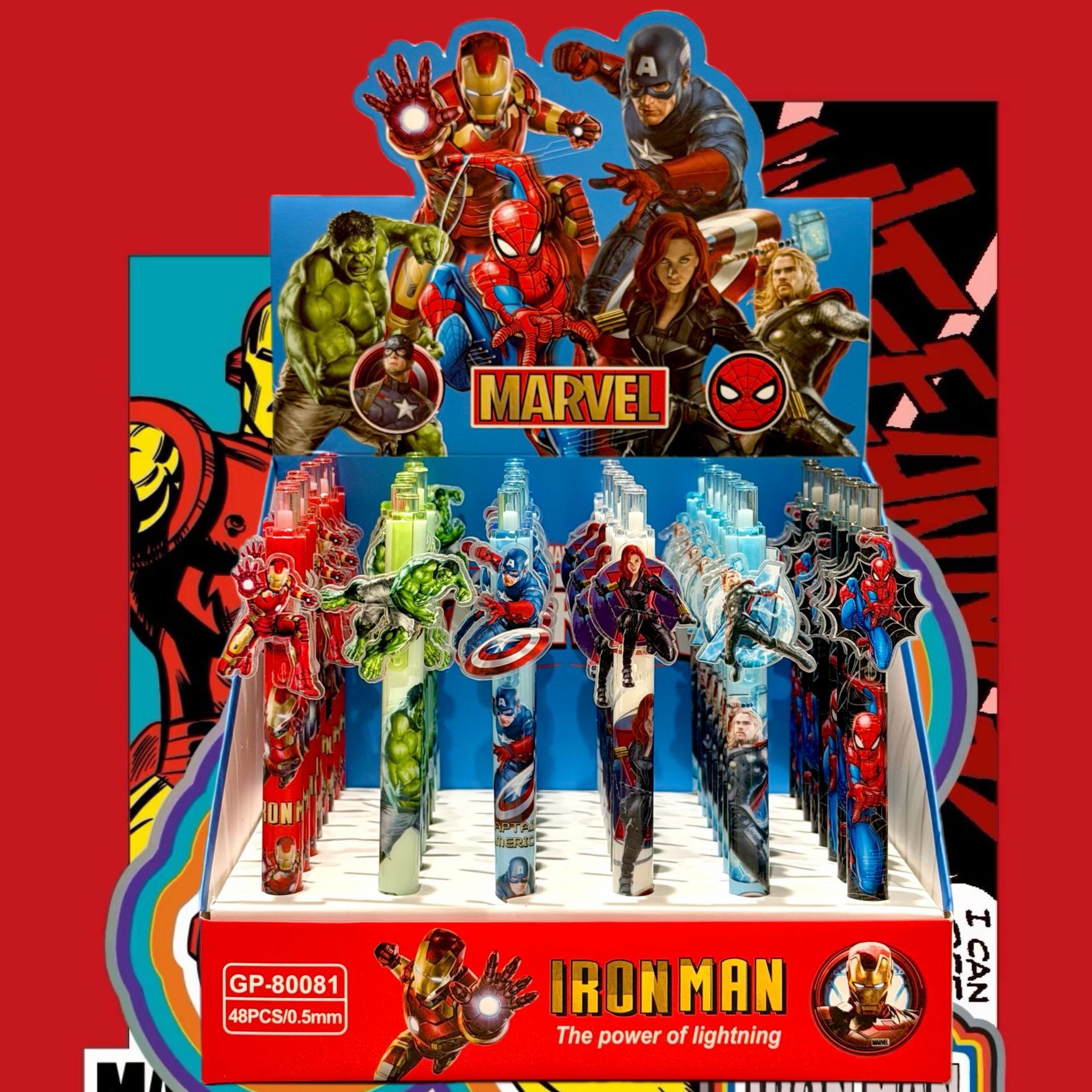 Bolígrafo de gel animado 80081 - 48 unidades/caja - 0.5 mm