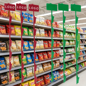 Multi-Purpose <b>Plastic</b> Hanger <b>Strips</b> for Small Commodity Retail Display - Product Image 1
