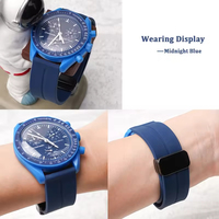 Tali Jam Tangan Silikon 20Mm/22Mm Pin Pelepas Cepat Gesper Magnetik Tahan Air untuk Huawei/Garmin/Samsung untuk Galaxy