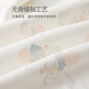 Combinaisons pour bébé à manches longues en pur coton unisexe, couche de base douce pour le printemps, l'automne et l'hiver - Product Image 3