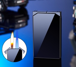 Ventes chaudes, briquet carré à double flamme mignon, écologique, en alliage de zinc, vente en gros de fête, provenance de Chine - Product Image 2