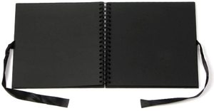 Album photo, album de <span class=keywords><strong>scrapbooking</strong></span>, livre de souvenirs, toile vierge pour vos projets d'art, d'artisanat et de design, format A4, paysage - Product Image 2