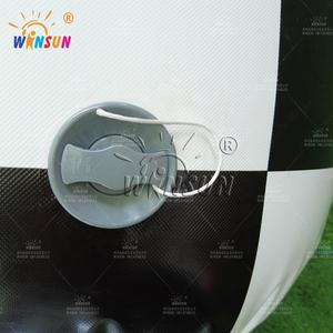 Arche gonflable à thème de course automobile à carreaux noirs et blancs durable WINSUN - Product Image 5