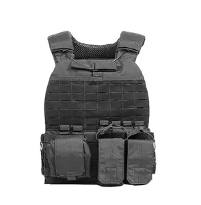 YAKEDA Waterproof Quick Detach Outdoor Training Nylon Combat Tactico Plate Carrier Tactical Vest with Molle System