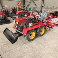 Mini-tracteurs 25 CV 35 CV avec chargeur frontal, moteur diesel et accessoire de motoculteur pour motoculteurs à 3 vitesses réglables