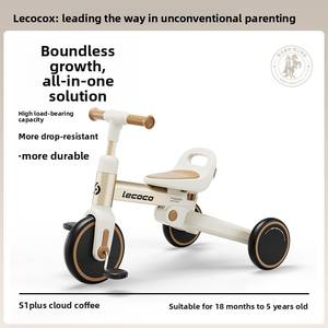 LECOCO Vélo d'équilibre léger et multifonctionnel à pédales <span class=keywords><strong>pour</strong></span> enfants de 2 à 4 ans, trotteur et tricycle en plastique pliable <span class=keywords><strong>pour</strong></span> bébés - Product Image 6