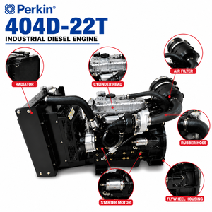 Moteur diesel turbo 4 cylindres 2,2 L d'origine Perkin 404D-22T, 36,3-45,5 kW, refroidi par eau, pour générateur, pompe, unité d'alimentation industrielle - Product Image 3