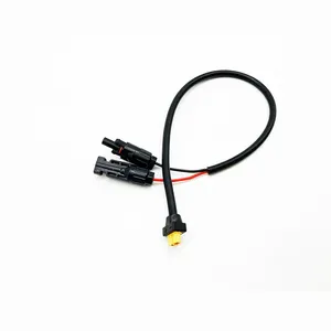 OEM Solar Extension Cord XT60 to Solar panel Connector Solar Charging Extension Cable with Silicone Wire