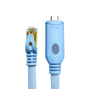 Cabo de Dados USB Tipo C RJ45 de 3ª Geração Mais Recente de 2026, 1,8M de Comprimento, Compatível com Cisco, Velocidade de 500kbps para Tablets/Celulares/Notebooks, Trançado em PVC Puro - Product Image 2