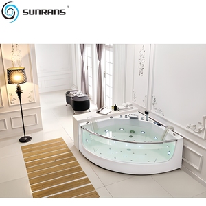 <span class=keywords><strong>Baignoire</strong></span> de luxe pour spa, bain à remous et hydromassage, <span class=keywords><strong>baignoire</strong></span> d'angle avec verre, <span class=keywords><strong>baignoire</strong></span> à remous multifonctionnelle en acrylique - Product Image 2