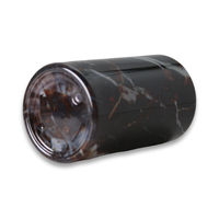 Vente en gros de flacon de parfum Service OEM 50 ml rond en verre dépoli 50 ml noir brun 100ml flacon de parfum
