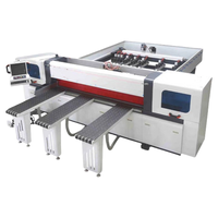 Scie à table automatique pour le travail du bois Scie à faisceau d'ordinateur Machine de scie à panneau de coupe de faisceau de charge arrière CNC