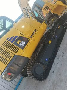 Used Komatsu PC56 Crawler Excavator Compact Hydraulic Digger Tracked Earthmoving <b>Machine</b> for <b>Construction</b> and Farm Work - Product Image 3