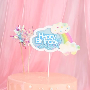Adorno de Pastel con Lentejuelas Brillantes y Número del 0 al 9 para el Primer Cumpleaños de una Princesita - Product Image 4