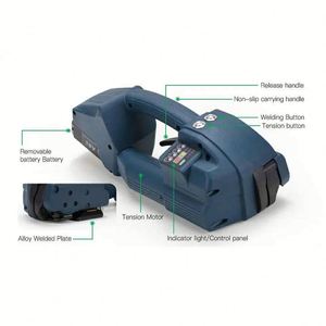 Máquina Flejadora de Palés Portátil Totalmente Automática QK-Q1, Herramienta Eléctrica para Flejado de PP/PET con Ajuste de Tensión, Equipo Industrial - Product Image 5