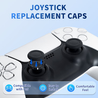 Capuchons de remplacement antidérapants pour joysticks de manettes PS5 PS4, capuchons de pouce pour manettes Dual Sense Dualsense Edge