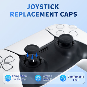 Tapas de Repuesto para Joystick de <span class=keywords><strong>PS5</strong></span> y PS4, Antideslizantes, para Control Dual Sense y <span class=keywords><strong>Dualsense</strong></span> Edge - Product Image 1