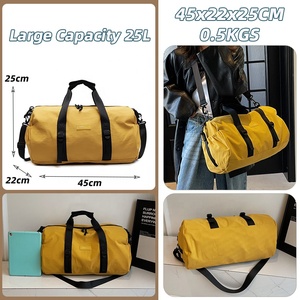<span class=keywords><strong>Bolsa</strong></span> de Viaje Deportiva con Logotipo Personalizado, Cierre de Cremallera Bidireccional, Bolsillos Laterales de Almacenamiento, Correas de Hombro Ajustables y Removibles, <span class=keywords><strong>para</strong></span> Viajes Diarios, Universidad y Senderismo - Product Image 2