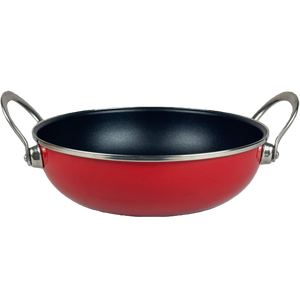 Customized Durable <strong>Non</strong> <strong>Stick</strong> Even Heating Kitchen Products Indoor Cookware <strong>Wok</strong> Enamel Frying Pan - Product Image 3
