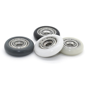 Factory Wholesale Door Window Guide <b>Rails</b> Rollers Stainless <b>Steel</b> O-Ring Bearings Rubber-Coated Pulleys Countersunk Rollers - Product Image 3