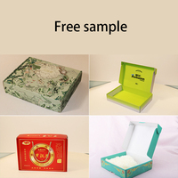 Échantillon gratuit, emballage en carton ondulé cosmétique de couleur blanche avec logo personnalisé, MOQ de 100 pièces, boîte d'expédition, boîte en papier