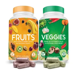 定制配方水果和蔬菜全食品补充天然水果和蔬菜胶囊