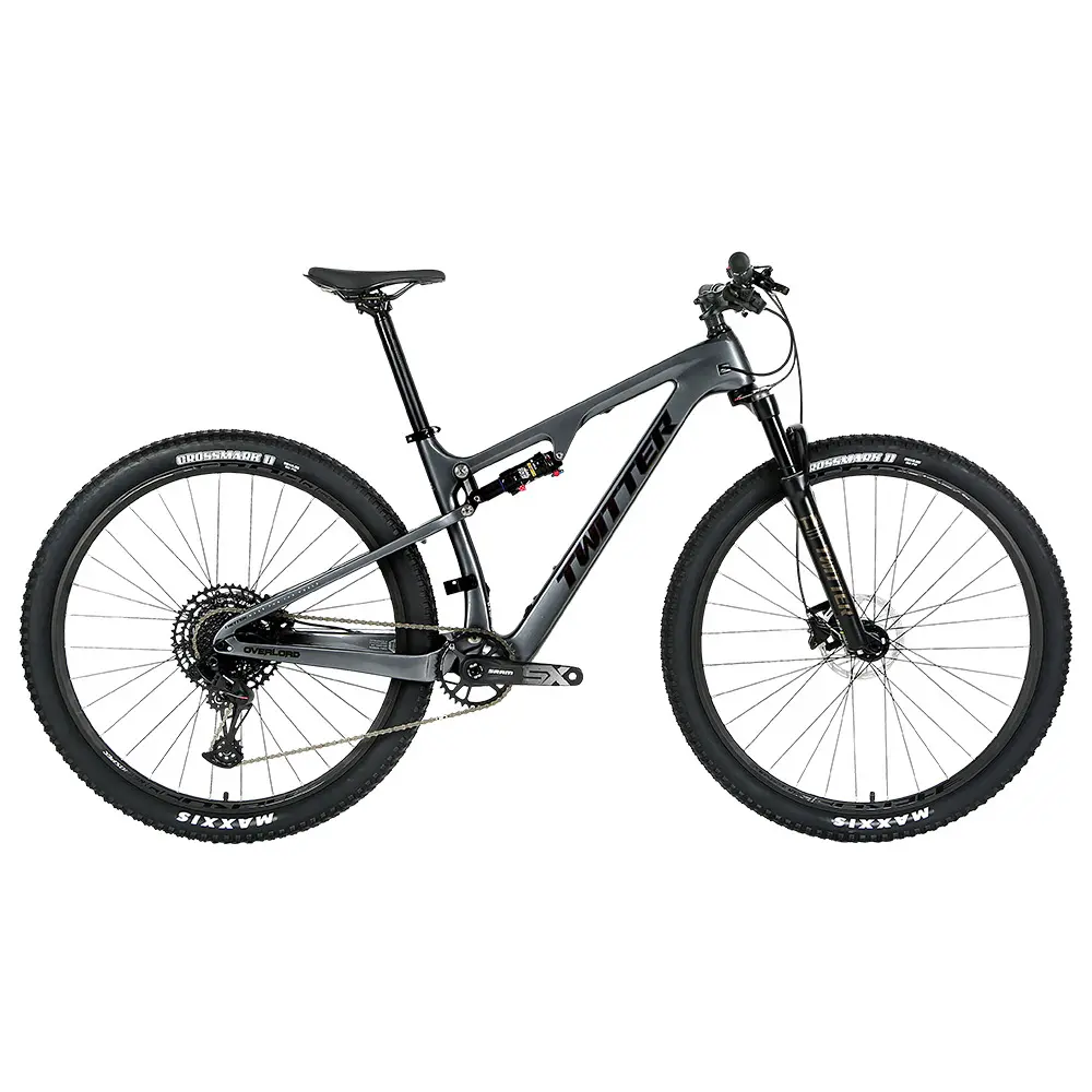 Cuadro de fibra de carbono profesional para bicicleta de montaña, venta al por mayor, freno de disco hidráulico de ciclo de 27,5/29 pulgadas