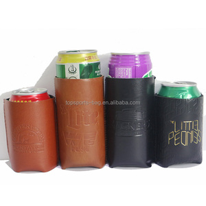 Debossed/dập nổi logo 16oz Neoprene PU da bia có thể mát tay áo - Product Image 4