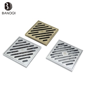 Modern 4 Inch Chrome Shower <strong>Floor</strong> <strong>Drain</strong> Anti-Odor Plate Removable <strong>Cover</strong> 5 Years Warranty-for Hotels ODM+BQ20251 OEM Modern Basin - Product Image 4