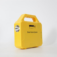 Mini kits solaires, système d'éclairage, lampe de poche 3W, ampoules LED, éclairage USB, Charge Mobile pour l'afrique, vente en gros